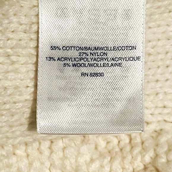 L.L. Bean Women’s Double Cable Crewneck Sweater - Picture 8 of 9